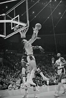Inglewood Prints: Jerry West Driving Into Basket