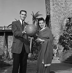 Jerry West and Yvonne De Carlo