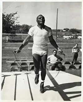 Jersey Joe Walcott Jumping Rope