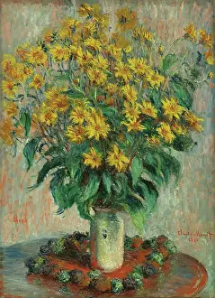 Monet Prints: Jerusalem Artichoke Flowers