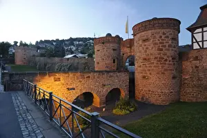 Gates Prints: Jerusalem Gate, Buedingen, Wetterau region, Hesse, Germany, Europe