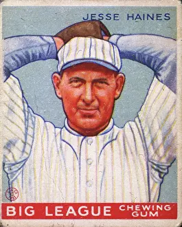 Arc0006085 Prints: Jesse Haines Bubble Gum Card