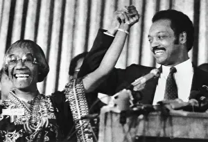 Jesse Jackson With Representative Shirley Chisholm