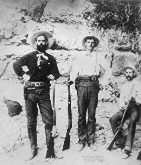 Revolver Prints: Jesse James with Member of his Gang