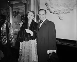 Jessica Tandy With Husband Hume Cronyn