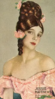 Jessie Matthews, Champions of Screen & Stage, collectible Gallaher cigarette card, 1935