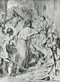 Images Dated 1st August 2014: Jesus Carrying His Cross