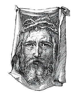 Images Dated 12th November 2010: Jesus Christs Face on the Shroud