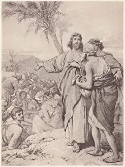 World Religion Gallery: Jesus Feeds the Five Thousand, photogravure, published in 1886