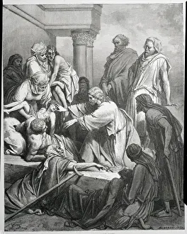 Miracle Prints: Jesus Healing The Sick