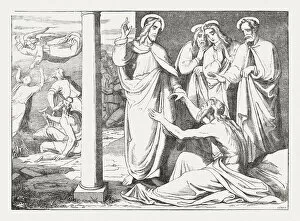 Images Dated 5th August 2019: Jesus heals a paralytic at the pond of Bethesda