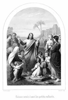 Images Dated 22nd January 2014: Jesus and the little children