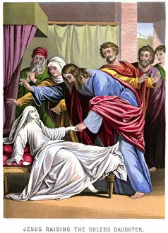 Images Dated 11th October 2011: Jesus raising the rulers daughter