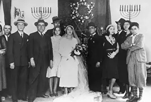 Madrid Prints: Jewish Citizens of Spain Posing in Wedding Portrait
