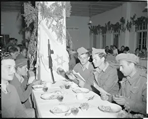 Jewish Soldiers Taking Break for Passover