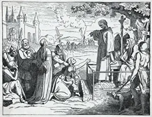 Discrimination Prints: Jews Condemned To Burn At The Stake