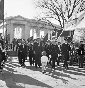 Tazewell T Prints: J.F.K. and Son at Arlington
