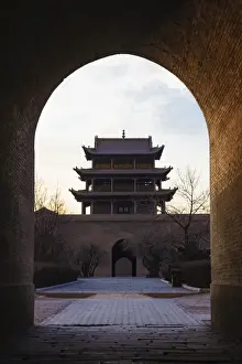 Porcelain Prints: Jiayuguan fort