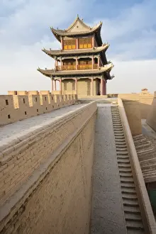 Porcelain Prints: Jiayuguan fort