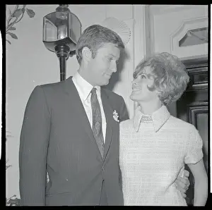 John Prints: Jill St John and Jack Jones Gazing at Each Other