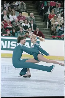Jill Watson and Peter Oppegard Skating