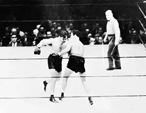 James J Prints: Jim Braddock Boxing Against Max Baer