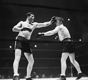 Jim Braddock Boxing Against Tommy Farr