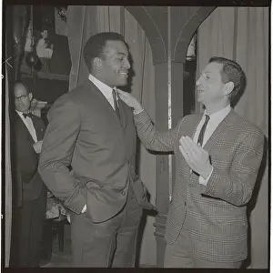 Jim Brown with Allie Sherman