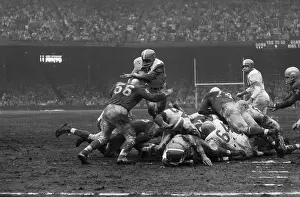 Tackle Prints: Jim Brown Blocked by Tackle