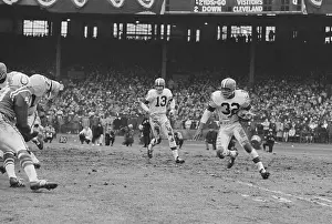 Jim Brown Running with Football