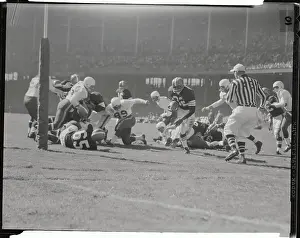 Jim Brown Running with Football