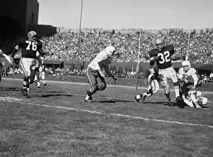 Scoring Prints: Jim Brown Scoring Touchdown