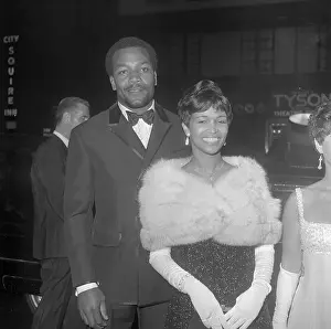 Jim Brown with His Wife
