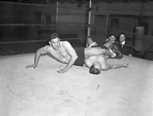 Jim Browning Pinning His Partner