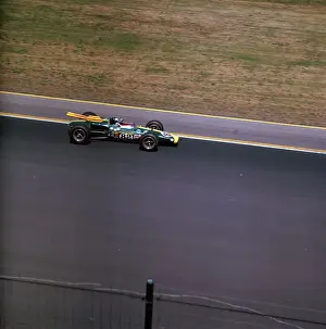 Jim Clark Driving Racecar