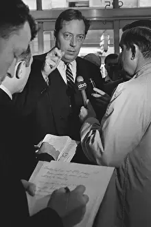 Jim Garrison Speaking with Media