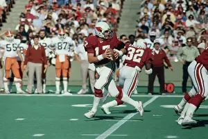 Jim Hart with Possession of Football
