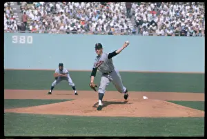 Jim Kaat Pitching During World Series Game
