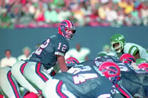 Jim Kelly Playing Football