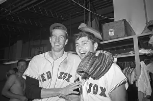 Jim Lonborg and Carl Yastrzemski