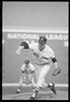 Jim Lonborg Delivering a Pitch
