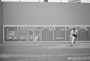 Jim Lonborg Delivering Last Pitch