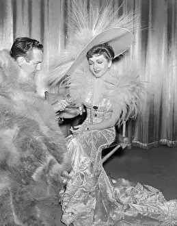 Jim Moran with Claudette Colbert