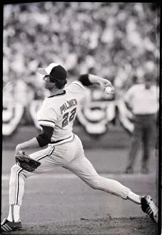 Jim Palmer Pitches During All-Starr Game