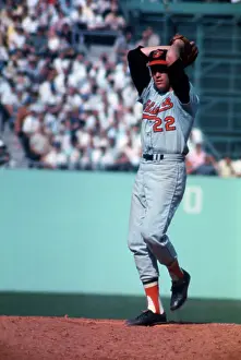 Jim Palmer Pitching in a World Series Game