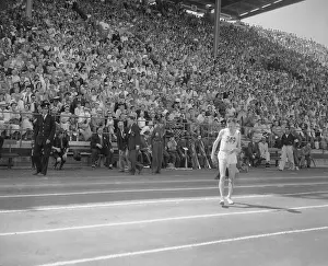 Jim Peters Staggering Towards Finish Line