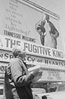 Billboard Prints: Jim Rosenquist Looking Up At Billboard