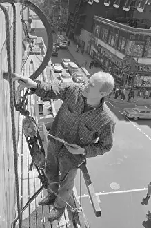 Billboard Prints: Jim Rosenquist Painting Billboard