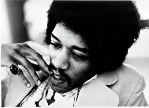 Jimi Hendrix Candid Moment