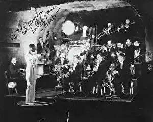 Jimmie Lunceford Directing His Band